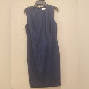 Calvin Klein Women's career dress work wear sleveless knee length